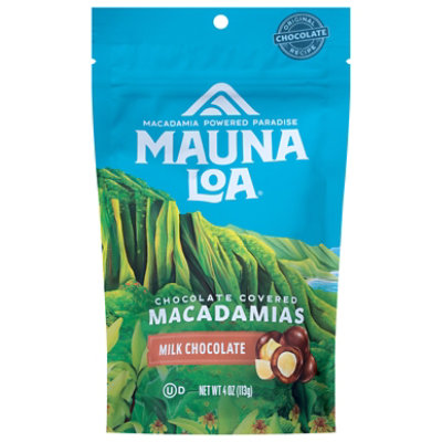 Mauna Loa Milk Chocolate Macadamia Nuts Bag - 4 Oz - Image 1