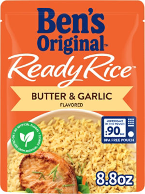 Ben's Original Ready Butter And Garlic Flavored Rice Pouch - 8.8 Oz - Image 2