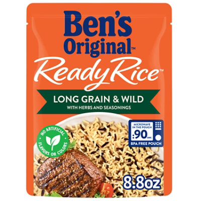 Ben's Original Ready Long Grain And Wild Rice with Herbs and Seasonings Pouch - 8.8 Oz - Image 1