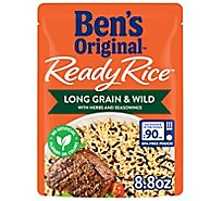 Ben's Original Ready Long Grain And Wild Rice with Herbs and Seasonings Pouch - 8.8 Oz