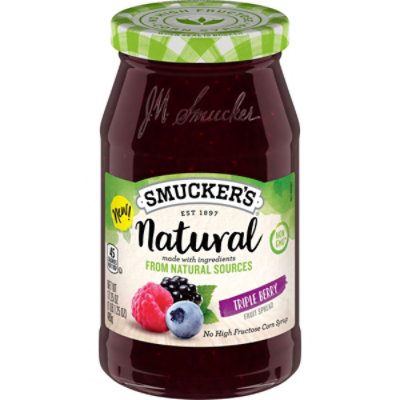 Smucker Triple Berry Natural Spread - 17.25 OZ - Image 3