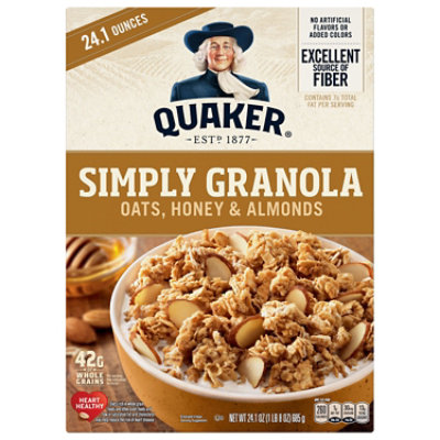 Quaker Simply Granola Oats Honey Almonds - 24.1 OZ - Image 2