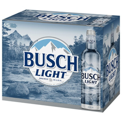 Busch Light Beer Aluminum Bottles - 15-16 Fl. Oz. - Image 4