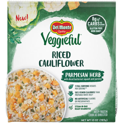 Del Monte Veggiefulriced Cauliflower Parmesan Herb - 10 OZ - Image 1