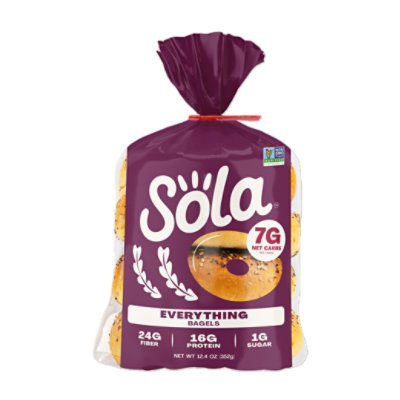 Sola Bagels Everything - 12 OZ - Image 2