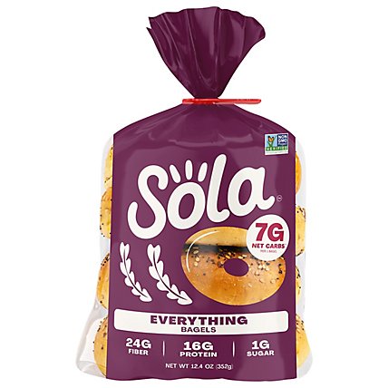 Sola Bagels Everything - 12 OZ - Image 1