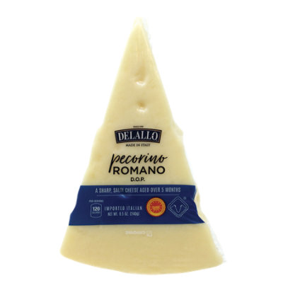 Delallo Imported Pecorino Romano Cheese - 8.5 Oz - Image 1