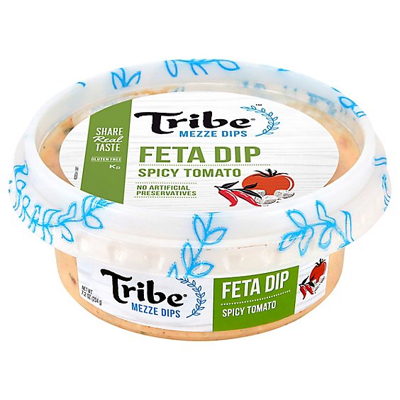 Tribe Spicy Tomato Feta Dip - 8 OZ