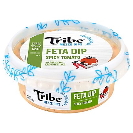 Tribe Spicy Tomato Feta Dip - 8 OZ - Image 1