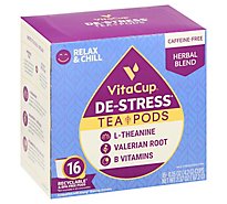 Vitacup Tea Pods De Stress - 16 CT