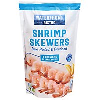 waterfront BISTRO Shrimp Skewers 5 Count - 12 Oz - Image 3