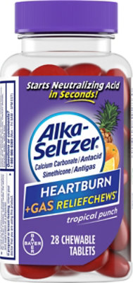 Alka Sltzr Rlf Chews Pls Gas Trop Punch - 28 CT - Image 2