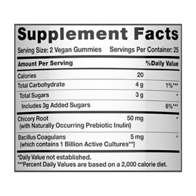 Nature's Truth 1 Billion Probiotic Digestive Aid plus Ginger and Aloe Vera Gummies - 50 Count - Image 4