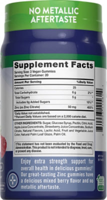 Nature's Truth Zinc 50 mg Gummies - 60 Count - Image 2