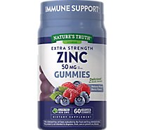 Nature's Truth Zinc 50 mg Gummies - 60 Count