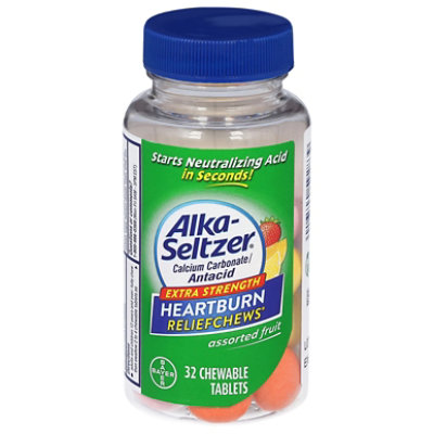 Alka Seltzer Hb Rlf Chews Asst Fruit - 32 CT
