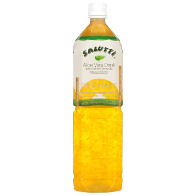 Salutti Pineapple Aloe Vera Drink - 50.7 FZ - randalls