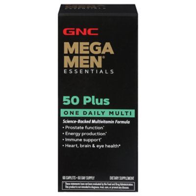 GNC Mega Men 50 Plus One Daily Multi - 60 Count - Image 2