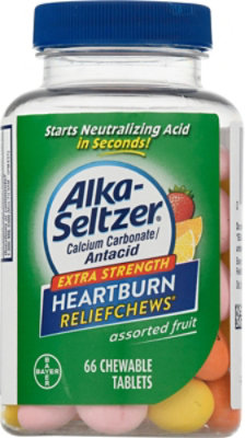 Alka Seltzer Heartburn Relief Chews Extra Strength Assorted Fruit - 66 CT - Image 2