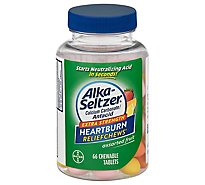 Alka Seltzer Heartburn Relief Chews Extra Strength Assorted Fruit - 66 CT