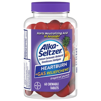 Alka Sltzr Rlf Chews Pls Gas Trop Punch - 60 CT - Image 3