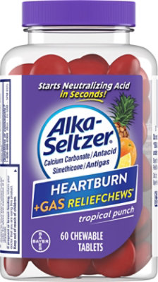 Alka Sltzr Rlf Chews Pls Gas Trop Punch - 60 CT - Image 2