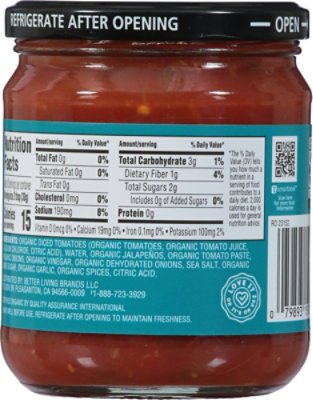 O Organics Salsa Chunky Hot - 16 Oz - Image 5