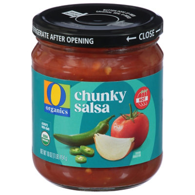 O Organics Salsa Chunky Hot - 16 Oz - Image 1