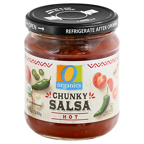 O Organics Salsa Chunky Hot - 16 OZ