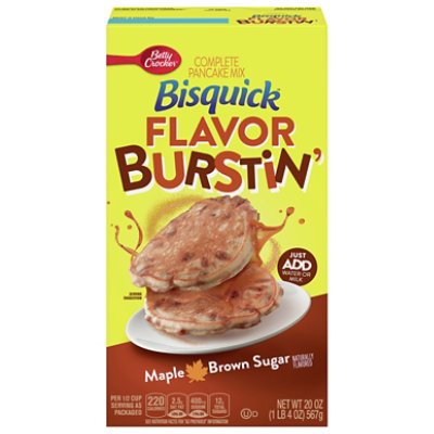 Bisquick Flavor Burstin Maple Brown Sugar Complete Pancake - 20 Oz