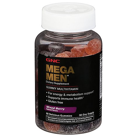Gnc Mega Men Multi Gummies - 60 CT