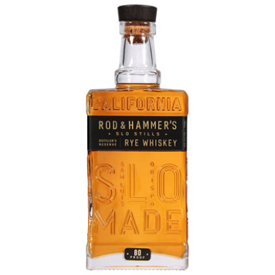 Slo Stills Reserve Rye Bottle - 750 Ml