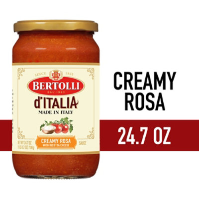 Bertolli Creamy Rosa Sauce Authentic Tuscan Style Pasta Sauce - 24.7 Oz