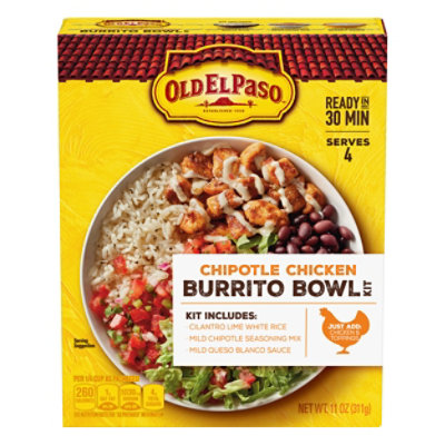 Old El Paso Chicken Burrito Bowl Kit - 11 OZ