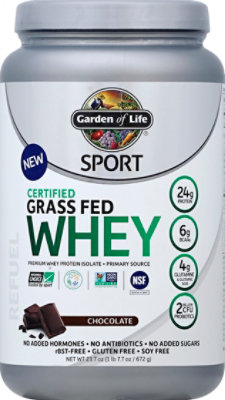 Sport Certified Grassfed Whey Protein Ch - 1.5 LB - Image 2