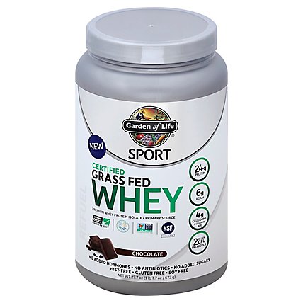 Sport Certified Grassfed Whey Protein Ch - 1.5 LB - Image 1