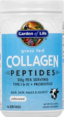 Gol Grass Fed Collagen Peptides 14ct Jar - 9.87 OZ - Image 2