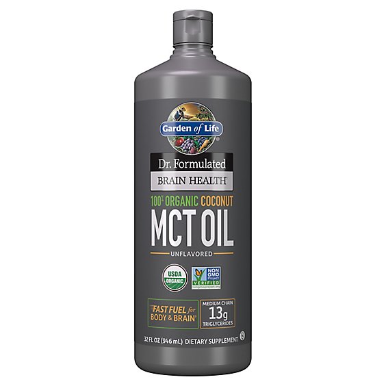 Garden Of Life Dr Formulated Organic Coconut MCT Oil Unflavored - 32 Fl. Oz.