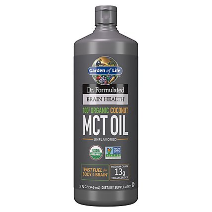 Garden Of Life Dr Formulated Organic Coconut MCT Oil Unflavored - 32 Fl. Oz. - Image 1