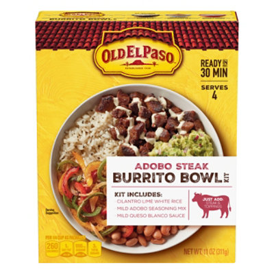 Old El Paso Steak Burrito Bowl Kit - 11 OZ