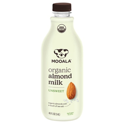 Mooala Organic Unsweetened Almond Milk - 48 OZ - Image 2
