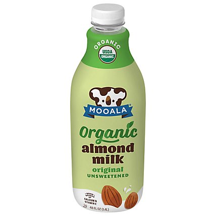 Mooala Organic Unsweetened Almond Milk - 48 OZ - Image 2