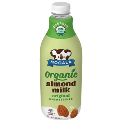 Mooala Organic Unsweetened Almond Milk - 48 OZ - Vons