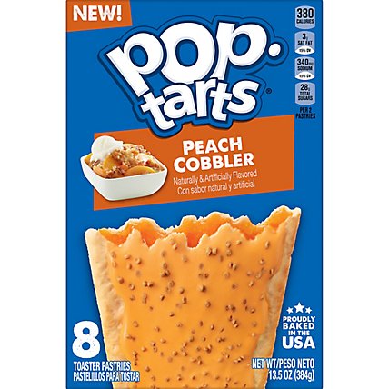 Kelloggs Peach Cobbler Pop Tarts - 13.5 OZ - Image 1