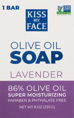 Kiss My Face Olive & Lavender Soap Bar - 8 OZ - Image 2