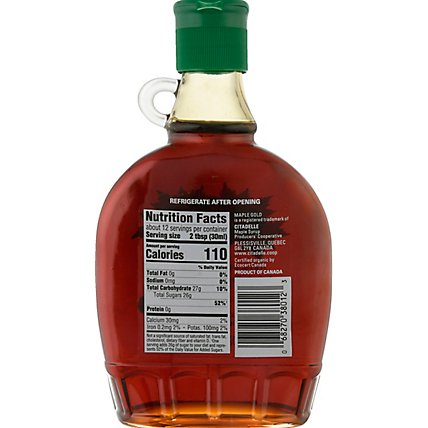 Organic Dark Color Robust Taste Maple Syrup - 12 OZ - Image 6