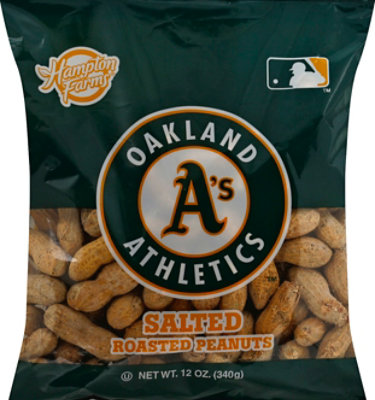 Oakland As Salted In Shell Peanuts - 12 OZ - Image 2