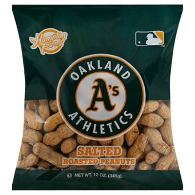 Oakland As Salted In Shell Peanuts - 12 OZ