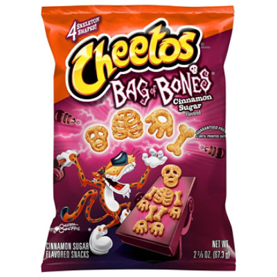 Cheetos Bag Of Bones Cheese Flavored Snacks Cinnamon Sugar - 2.375 OZ - Image 2