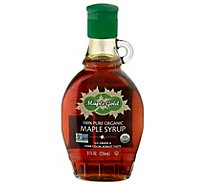 Maple Gold Organic Maple Syrup Dark Color Robust Taste - 8 FZ